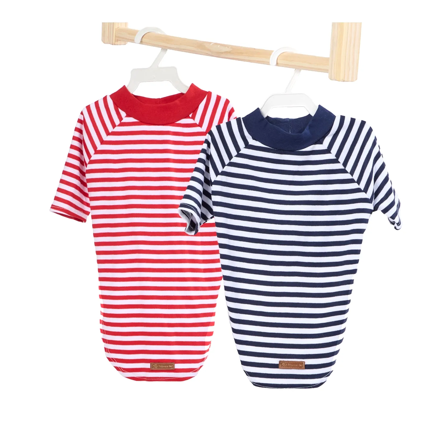 Blusa Listra Com Manga Vermelho Fábrica Pet
